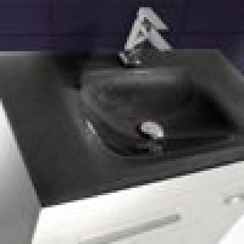 Lavabo integral cristal 81x46cm