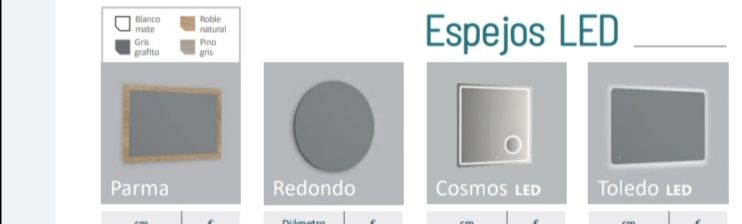 ESPEJOS BAÑOS LED