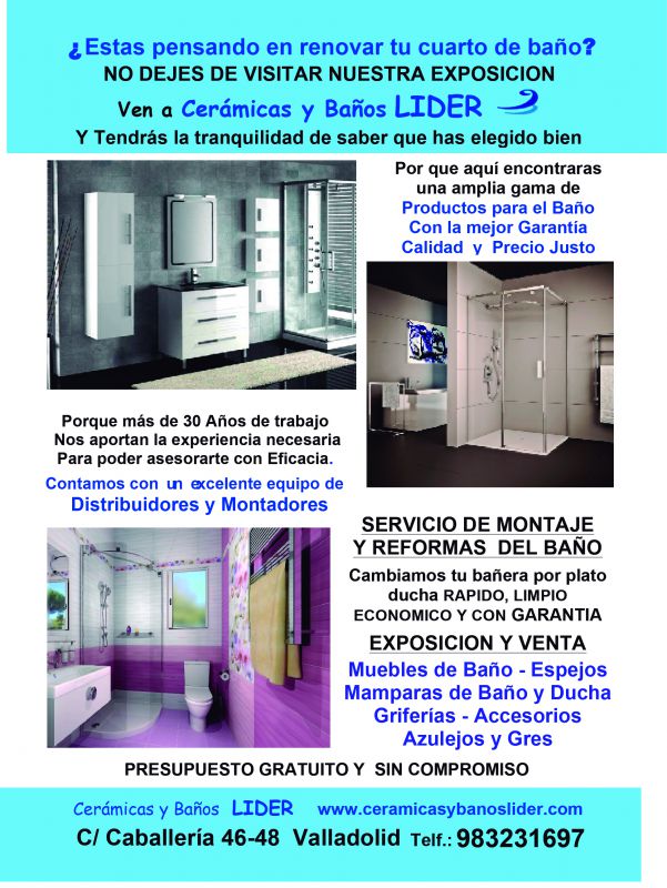Celda de poder número élite Tienda de muebles de baño en Valladolid | Cerámicas y Baños Líder